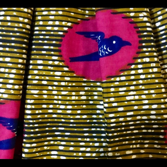 African Print circle skirt - Picture 3 of 3